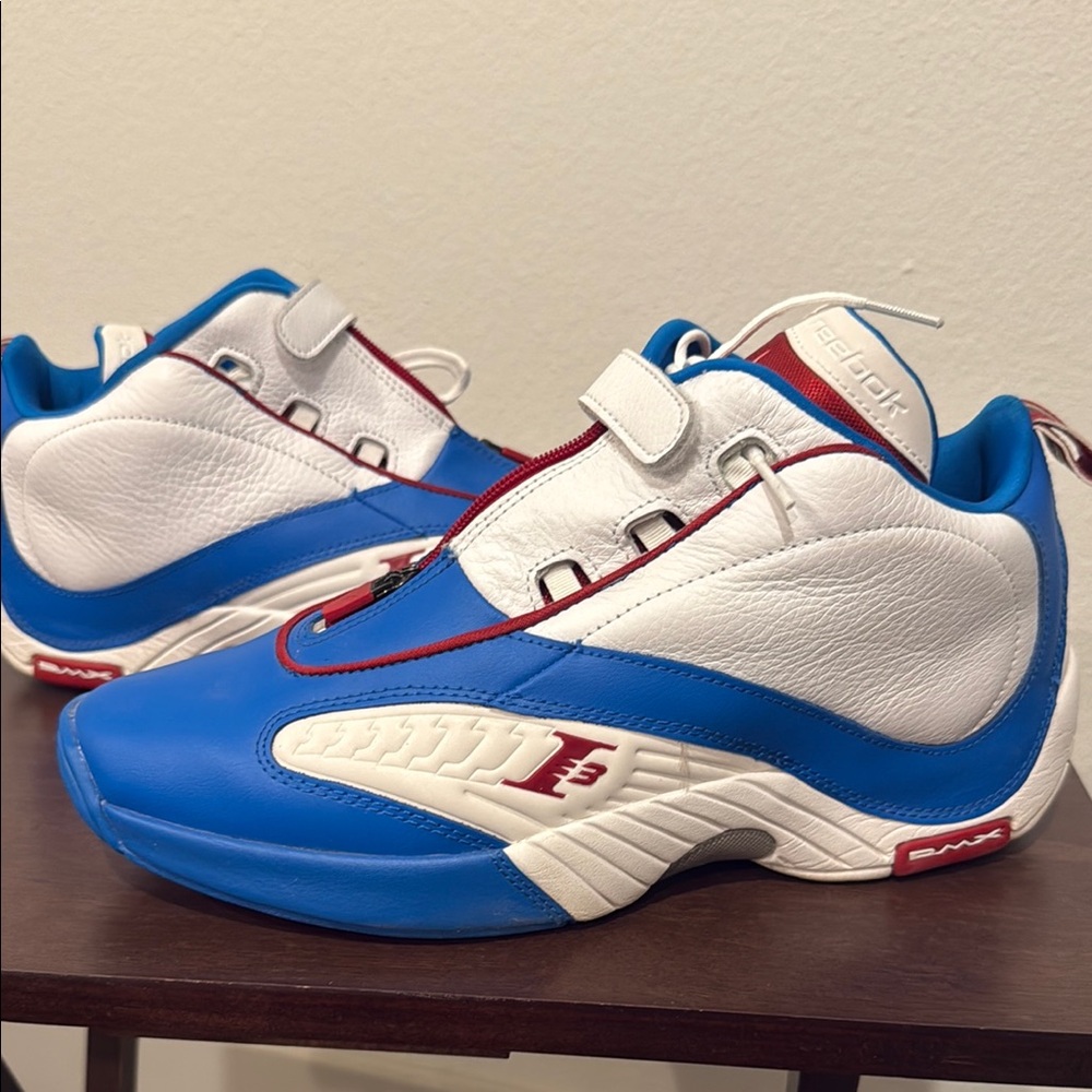 Reebok Blue and White Athletic Shoes